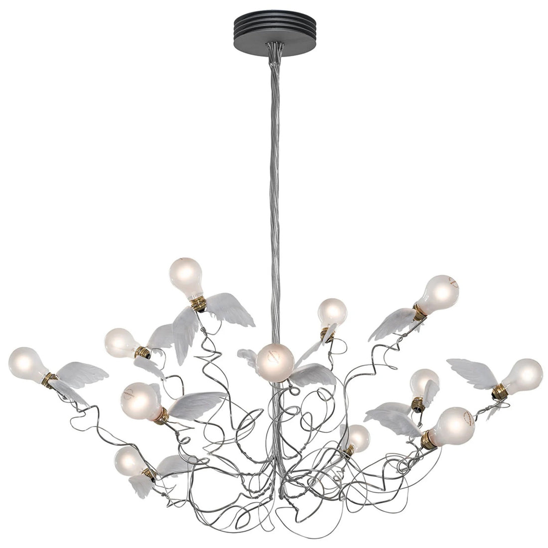 Ingo Maurer hanglamp Birdie transparant