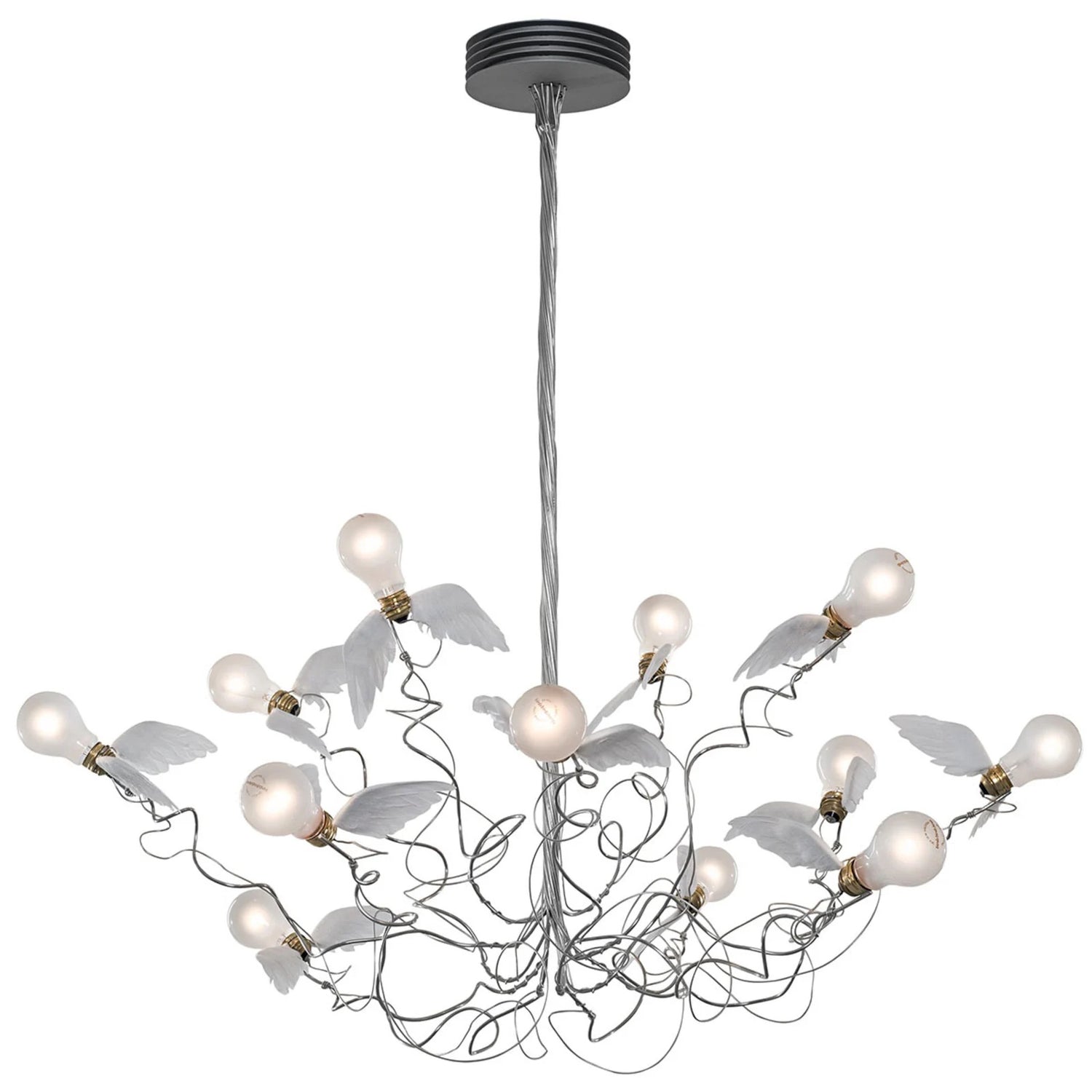 Ingo Maurer hanglamp Birdie transparant