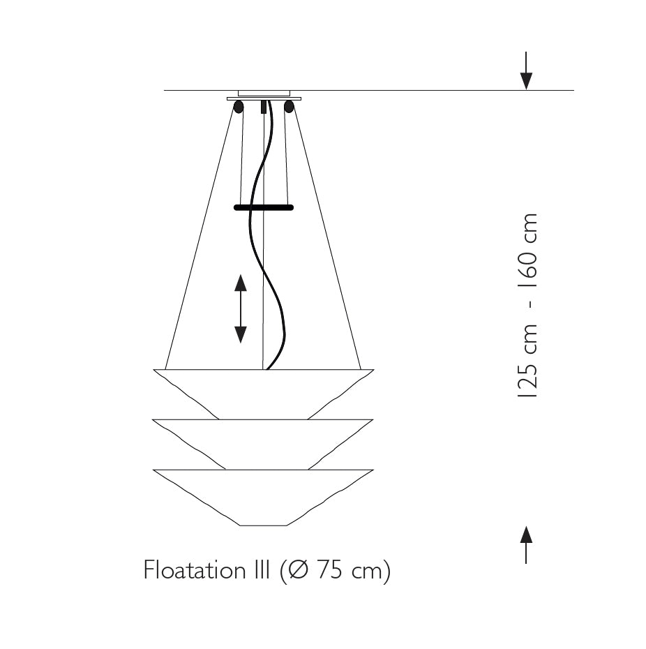 Ingo Maurer Floatation hanglamp