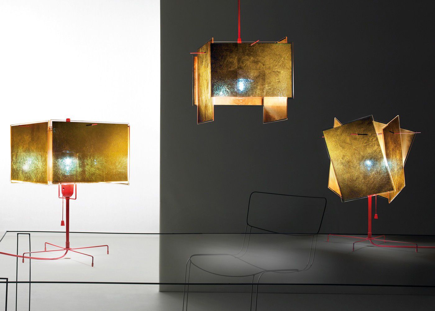 Ingo Maurer 24 Karat Blau T tafellamp