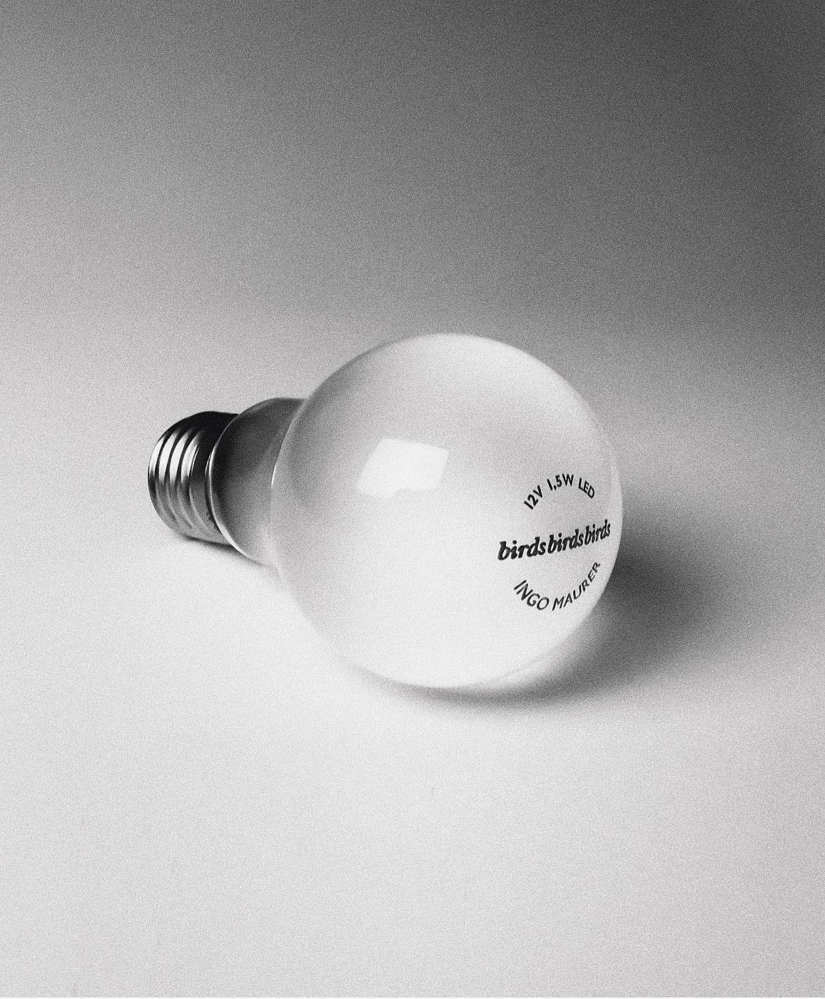 Ingo Maurer Birdie hanglamp lichtbron