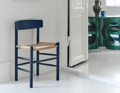 Fredericia J39 Mogensen chair Indigo Blue