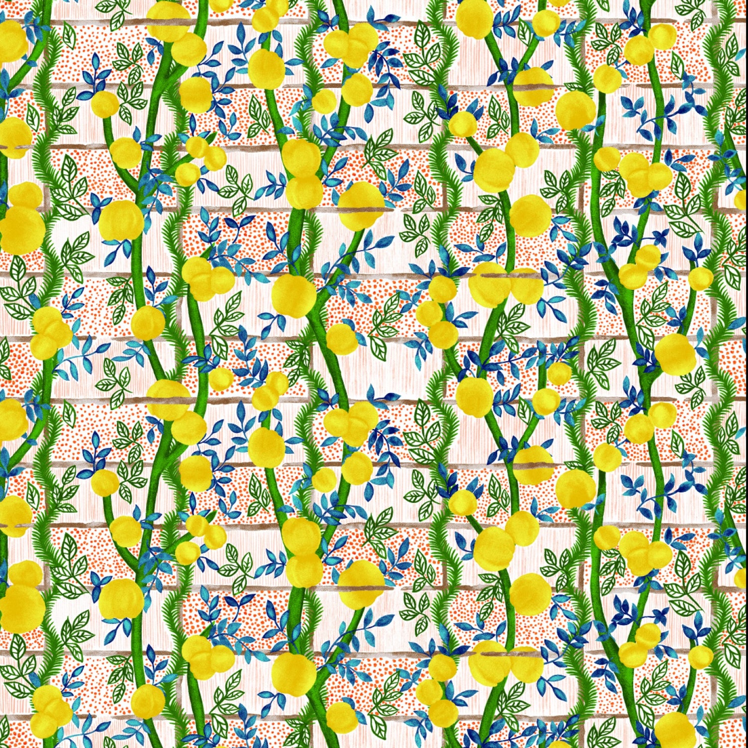 Jim Thompson behang Garden Party Fruit Punch JT021077001