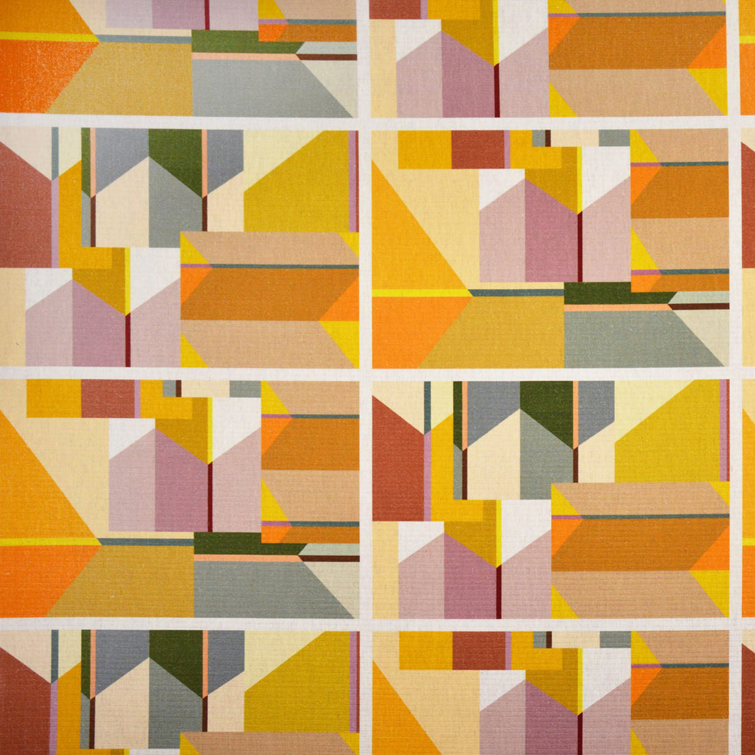 Karin Sajo stof figures libris KS 209 - Jaunes