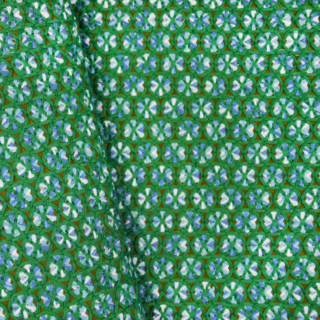 Karin Sajo stof Alvéoles KS 212 - Vert pastel