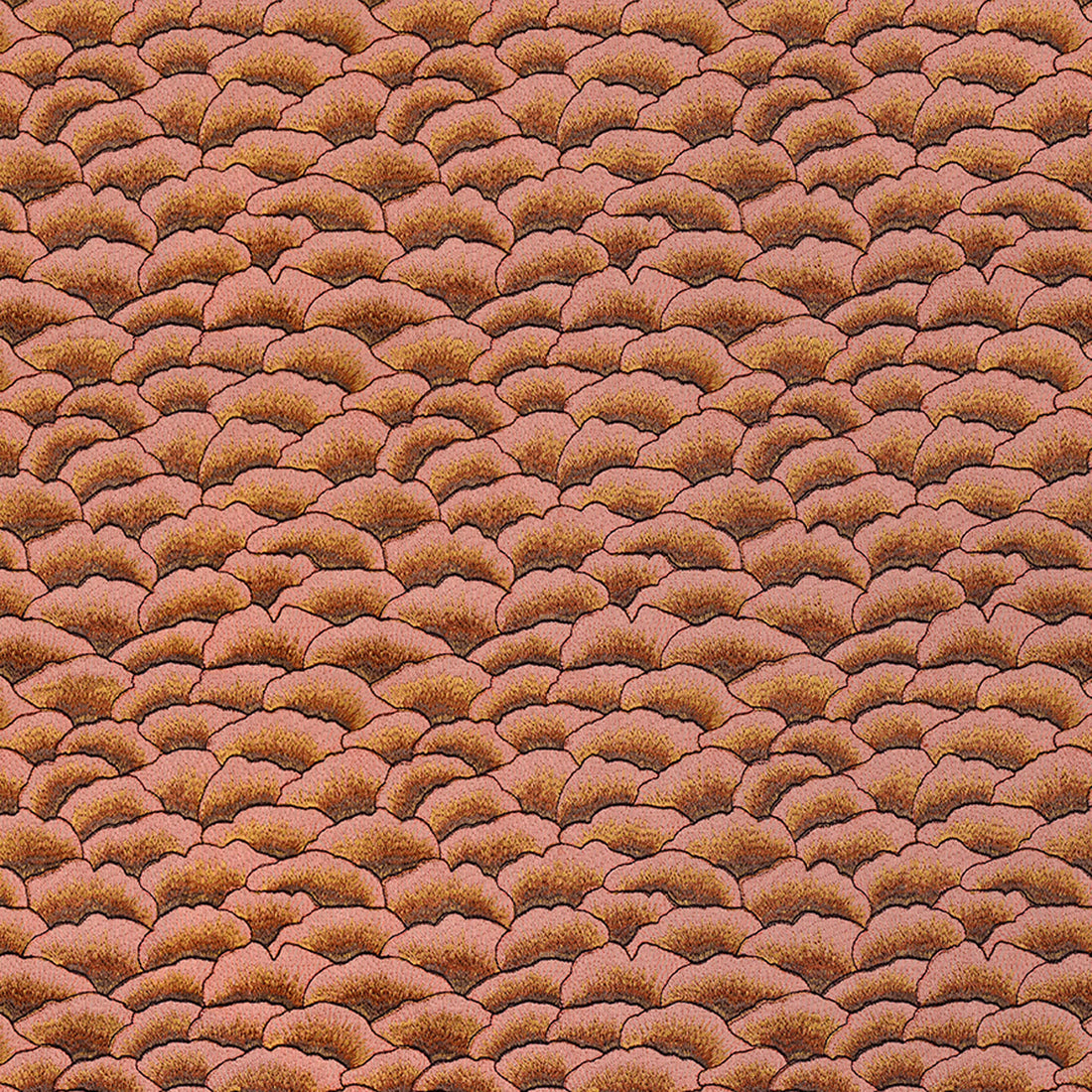 Karin Sajo stof Corolles KS 215 - Erable Rouge