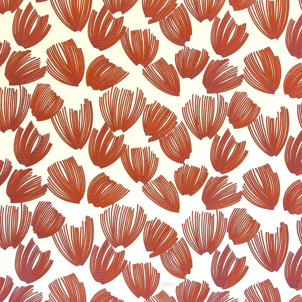 Karin Sajo stof Flowers KS 168 - 46 Sanguine