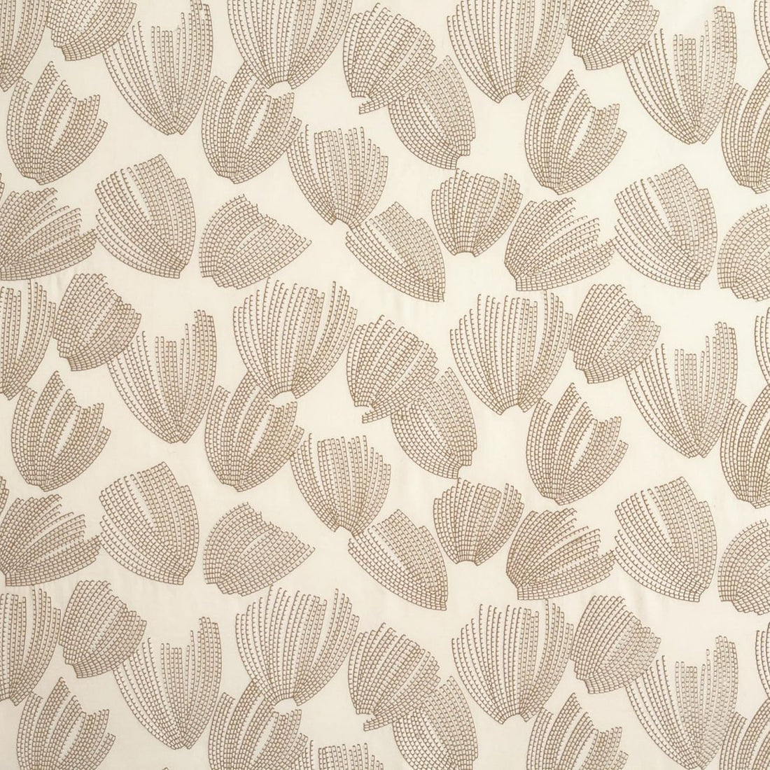 Karin Sajo stof Flowers KS 168 - 72 Ecru