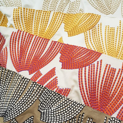 Karin Sajo stof Flowers KS 168 - 42 Mais