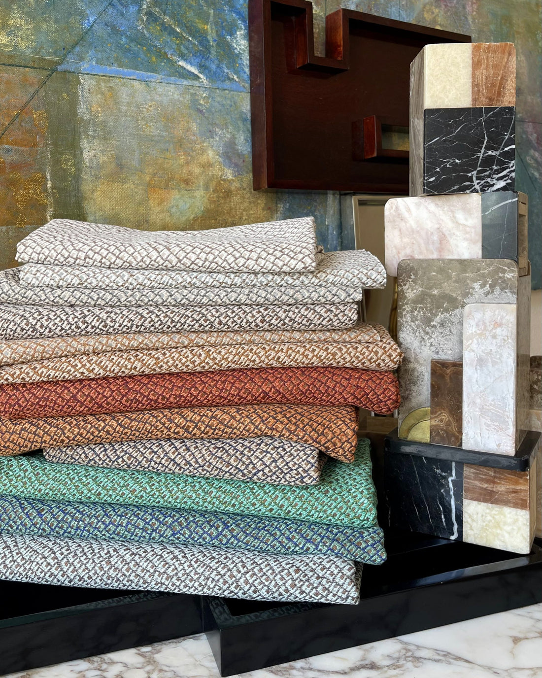 Karin Sajo stof Fragment KS 241 - 12 kleuren