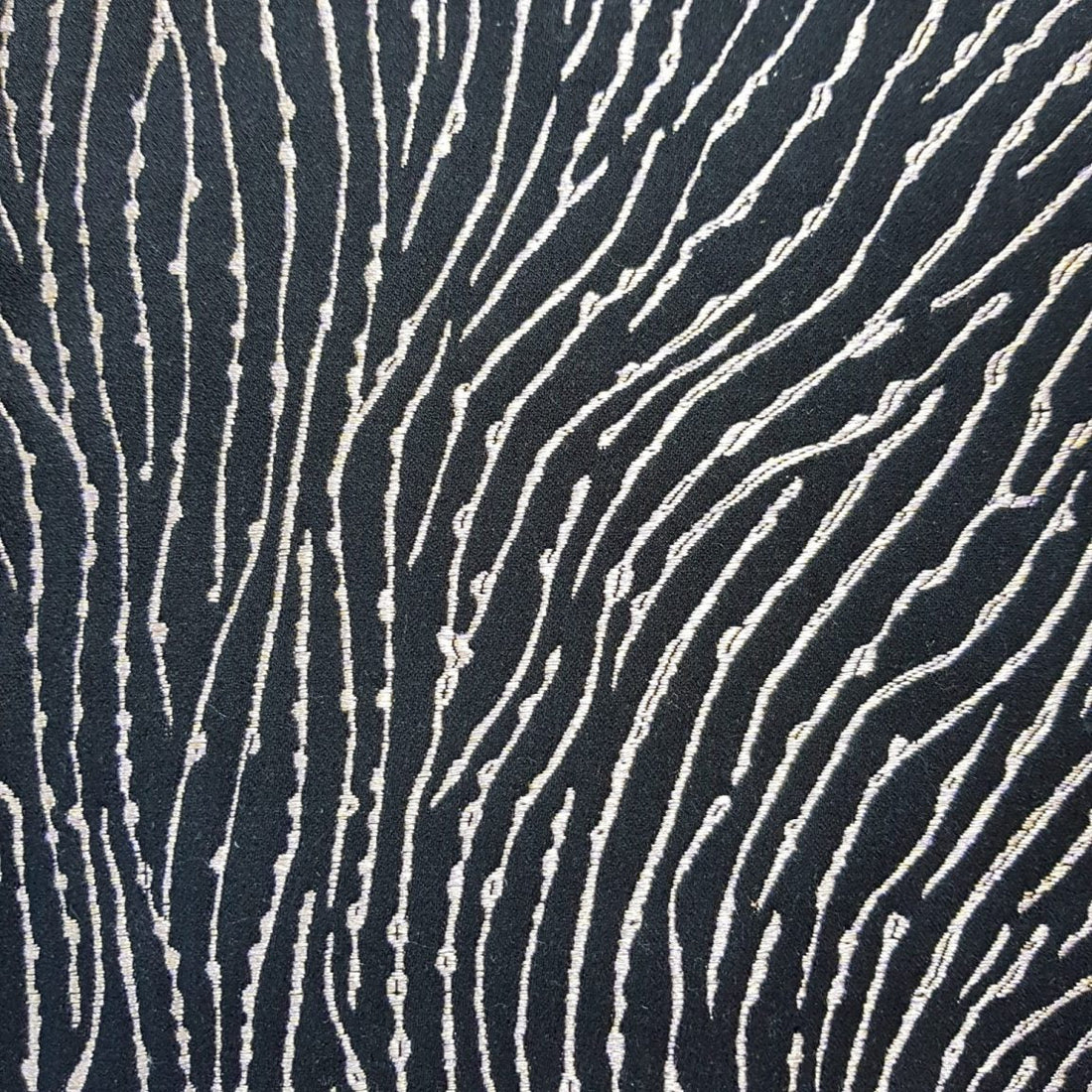 Karin Sajo stof Fungia Corail KS 148 - 100 Noir