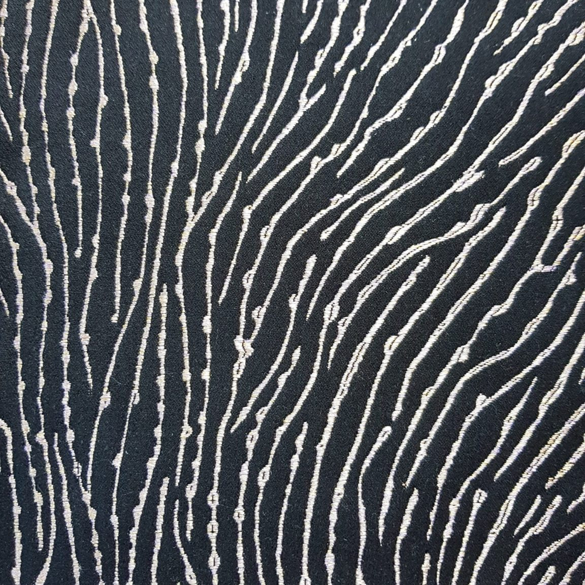 Karin Sajo stof Fungia Corail KS 148 - 100 Noir