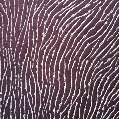 Karin Sajo stof Fungia Corail KS 148 - 96 Aubergine