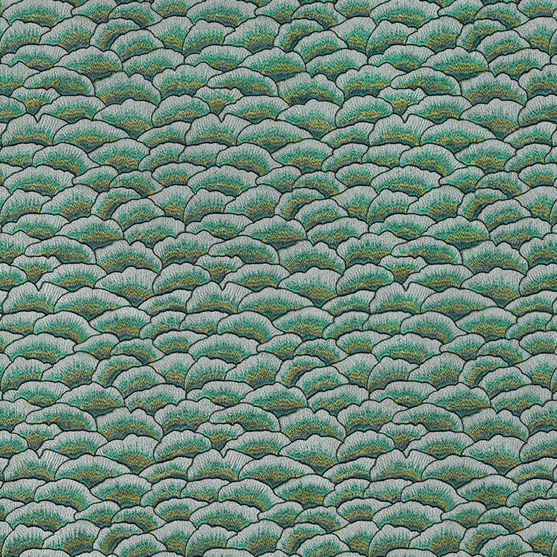 Karin Sajo stof Corolles KS 215 -  Vert d&