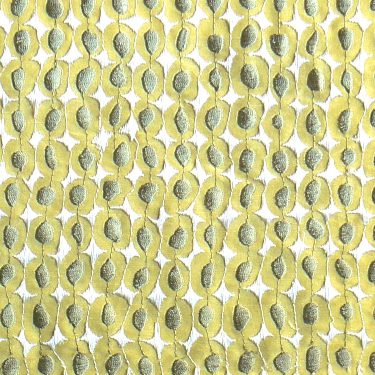 Karin Sajo stof Paillettes KS 115 - Kaki Citrine