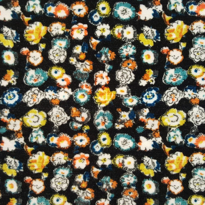 Karin Sajo stof Printemps KS 135  191 Pétrole 