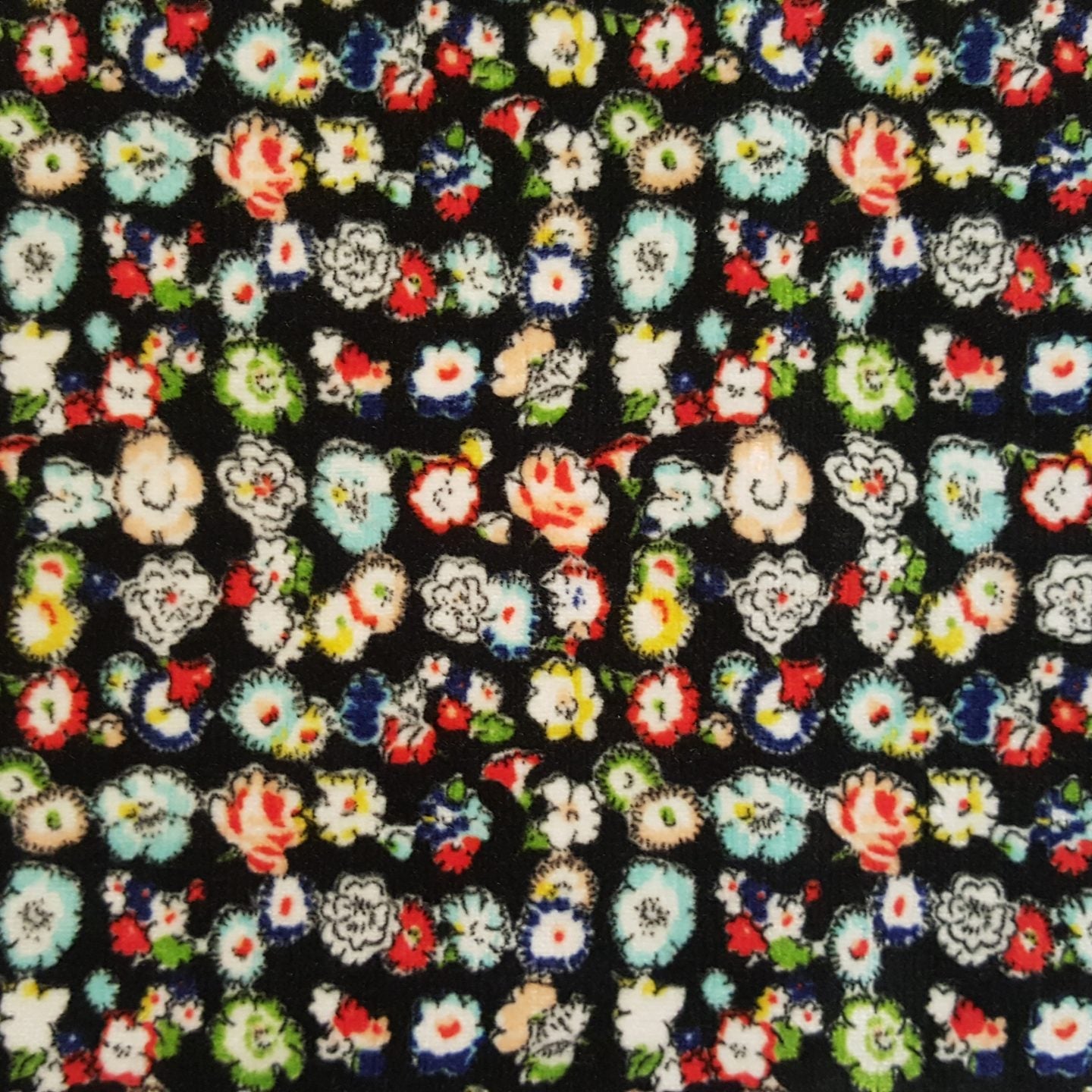 Karin Sajo stof Printemps KS 135 191 Pétrole