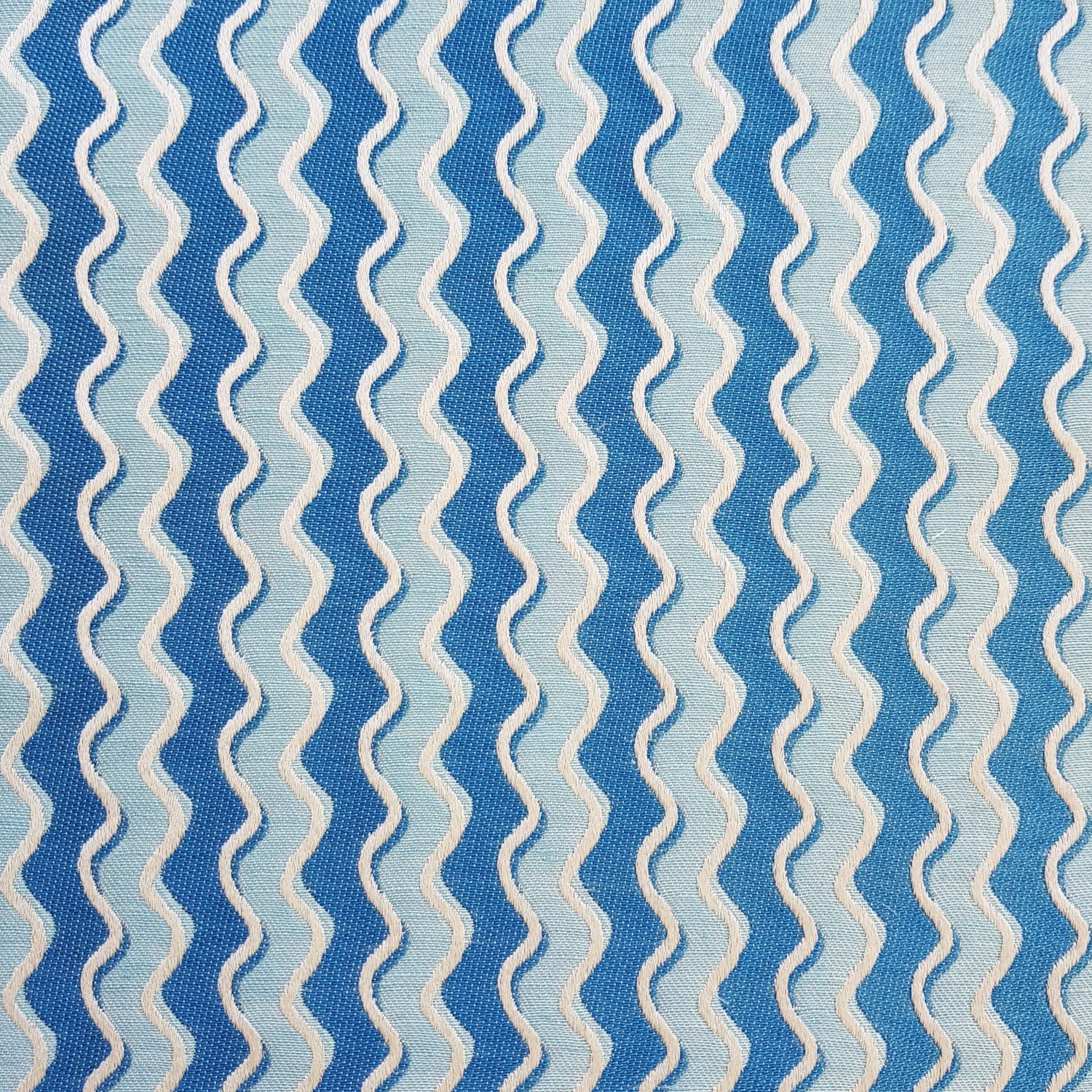 Karin Sajo stof Serpentine KS 163 in kleur 12 Bleu