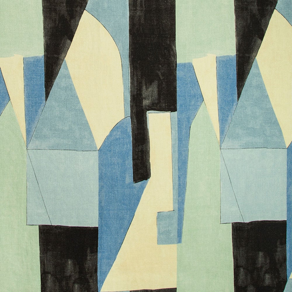 Kelly Wearstler stof District Cobalt