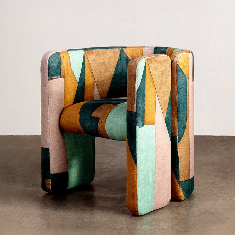 Kelly Wearstler stof District Tobacco