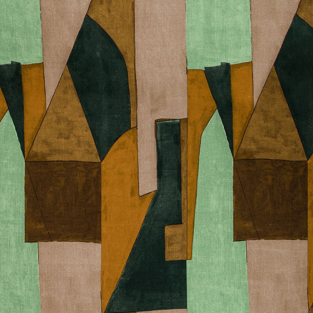 Kelly Wearstler stof District Tobacco