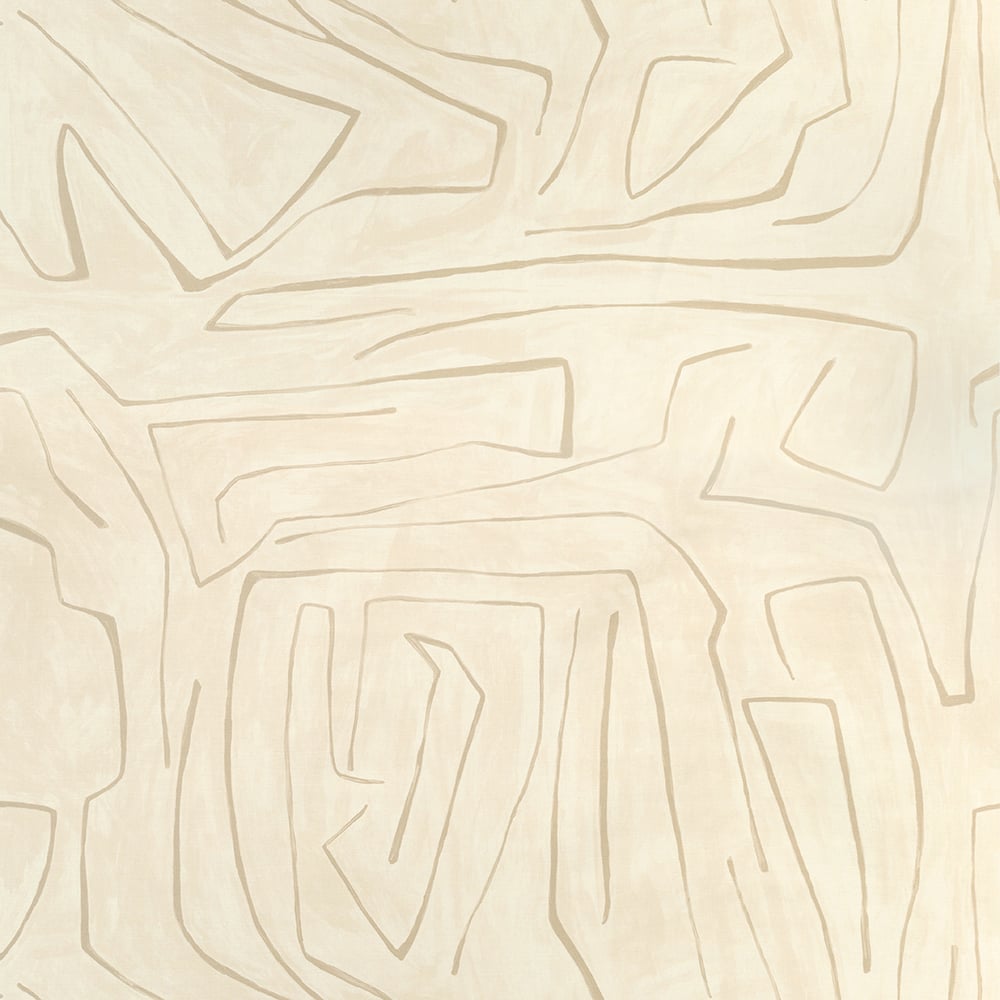 Kelly Wearstler stof Graffito Parchment