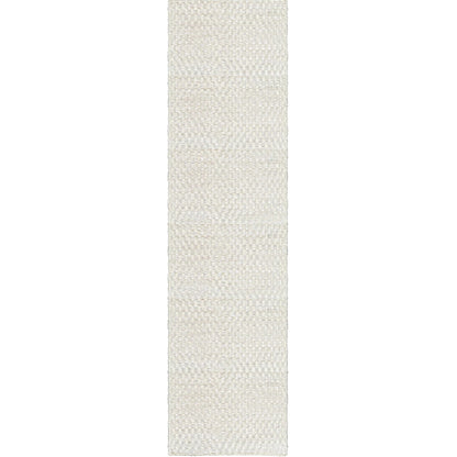 Layered Barley Jute Runner Bone White
