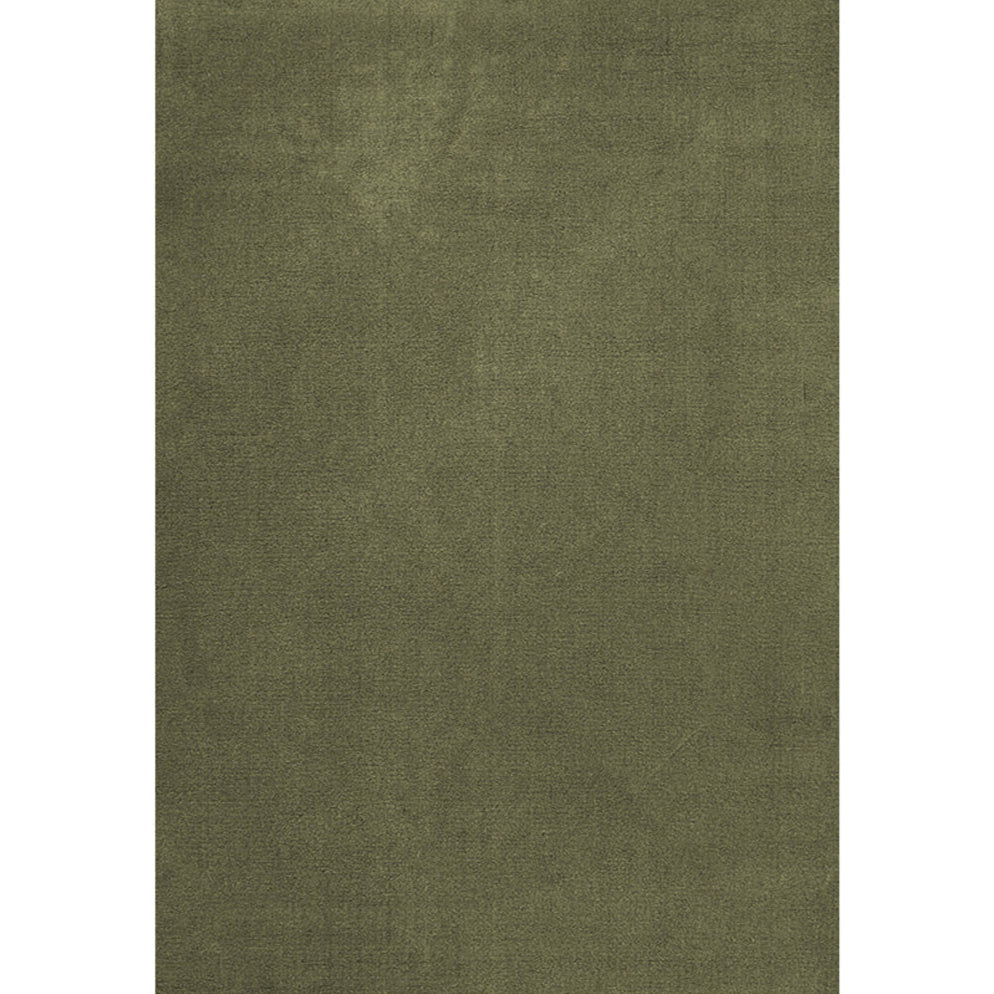 Layered classic solid wool Capulet Olive vloerkleed