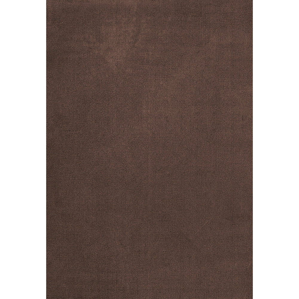 Layered classic solid wool Chicory Coffee vloerkleed