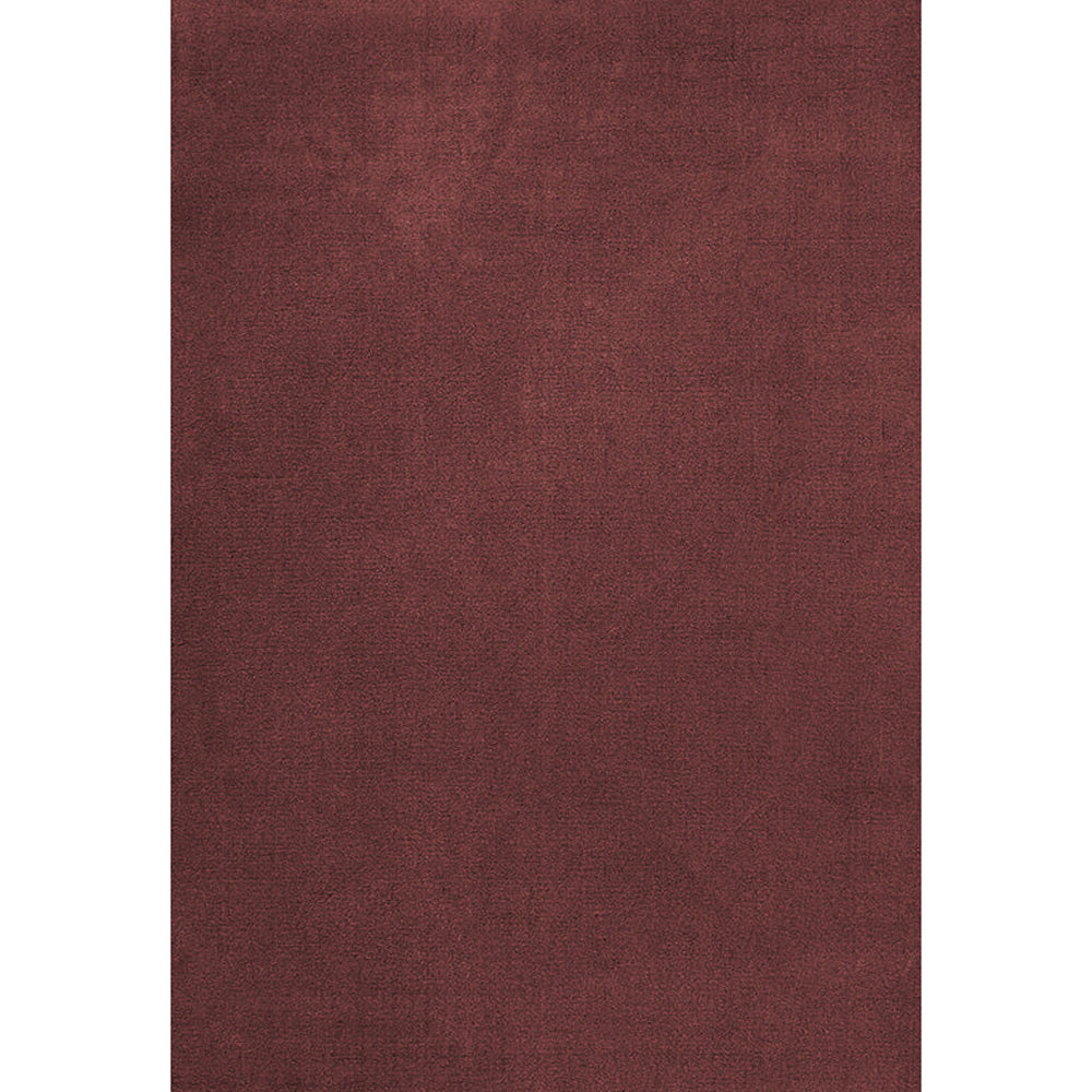 Layered classic solid wool Ruby Red vloerkleed
