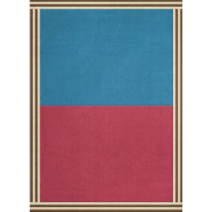 Layered Gio Doppio Rossa Wool vloerkleed