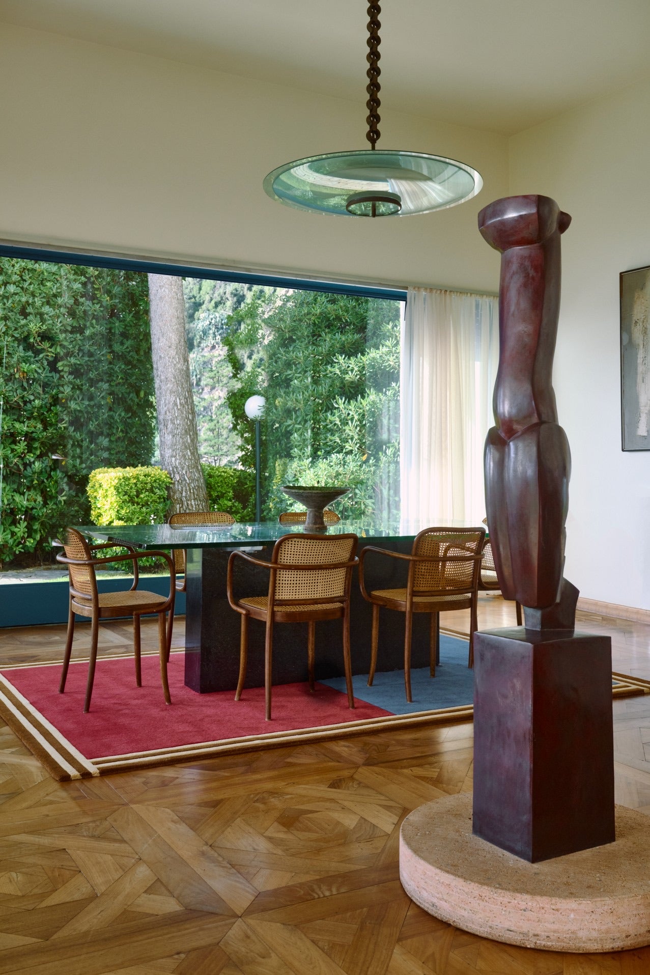 Layered Gio Doppio Rossa Wool vloerkleed