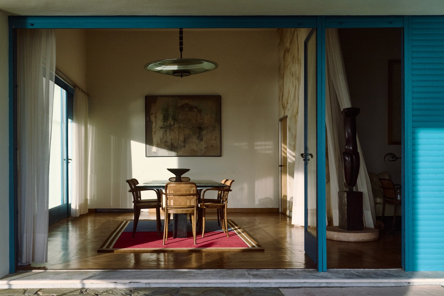 Layered Gio Doppio Rossa Wool vloerkleed