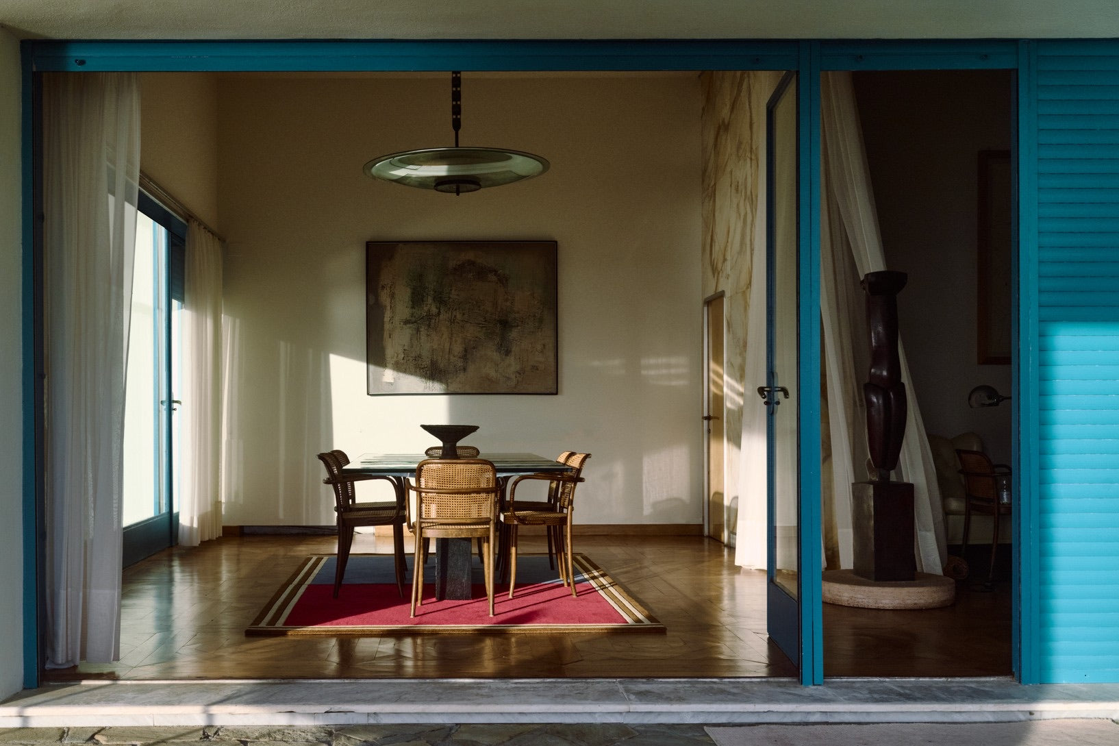 Layered Gio Doppio Rossa Wool vloerkleed