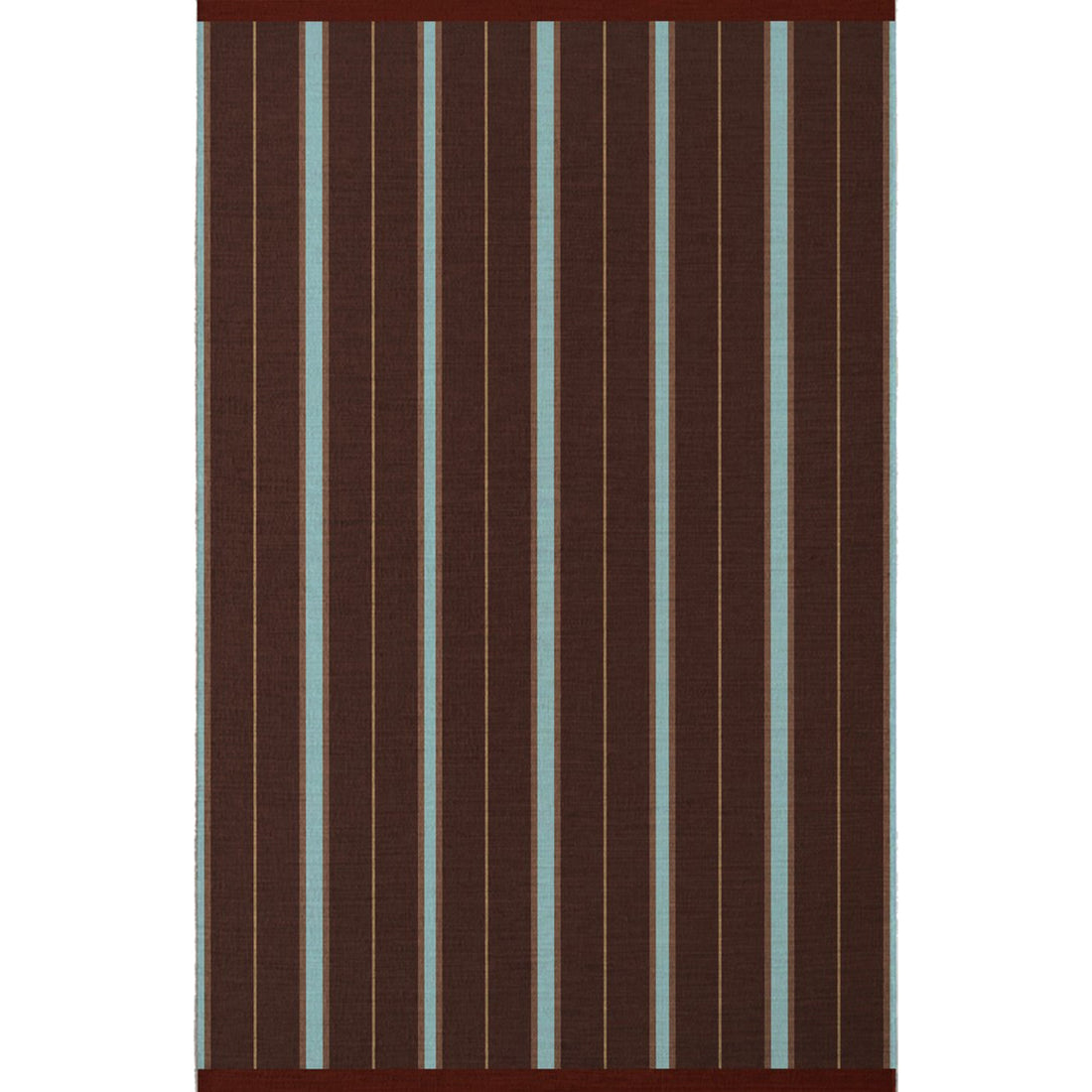 Layered Morrisstudio Racer Stripe vloerkleed Betty Brown
