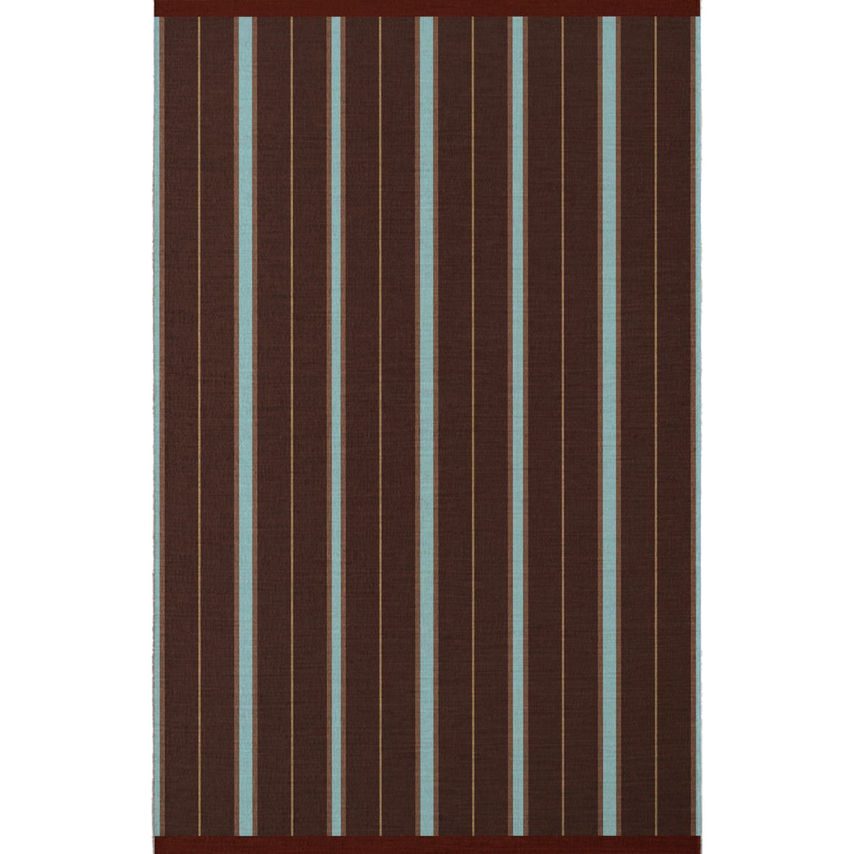 Layered Morrisstudio Racer Stripe vloerkleed Betty Brown