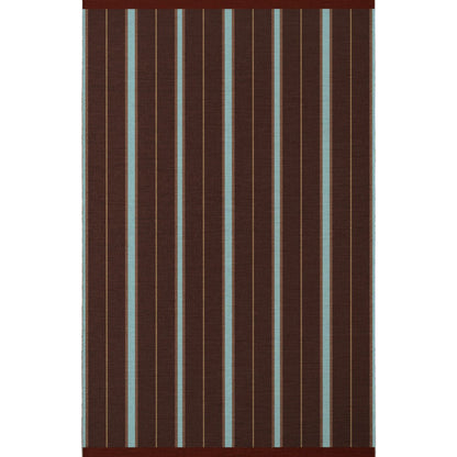Layered Morrisstudio Racer Stripe vloerkleed Betty Brown