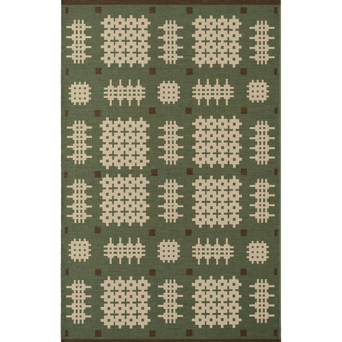 Layered Morrisstudio Ryg vloerkleed Bardsey Green