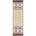 Layered Röllakan Hilma Primrose wool runner