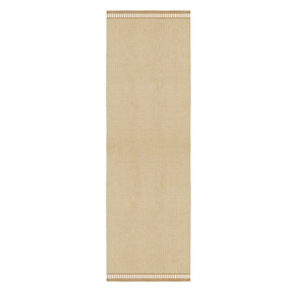 Layered Röllakan Marigold solid wool vloerkleed runner