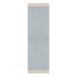 Layered Röllakan Sky Blue solid wool vloerkleed runner 