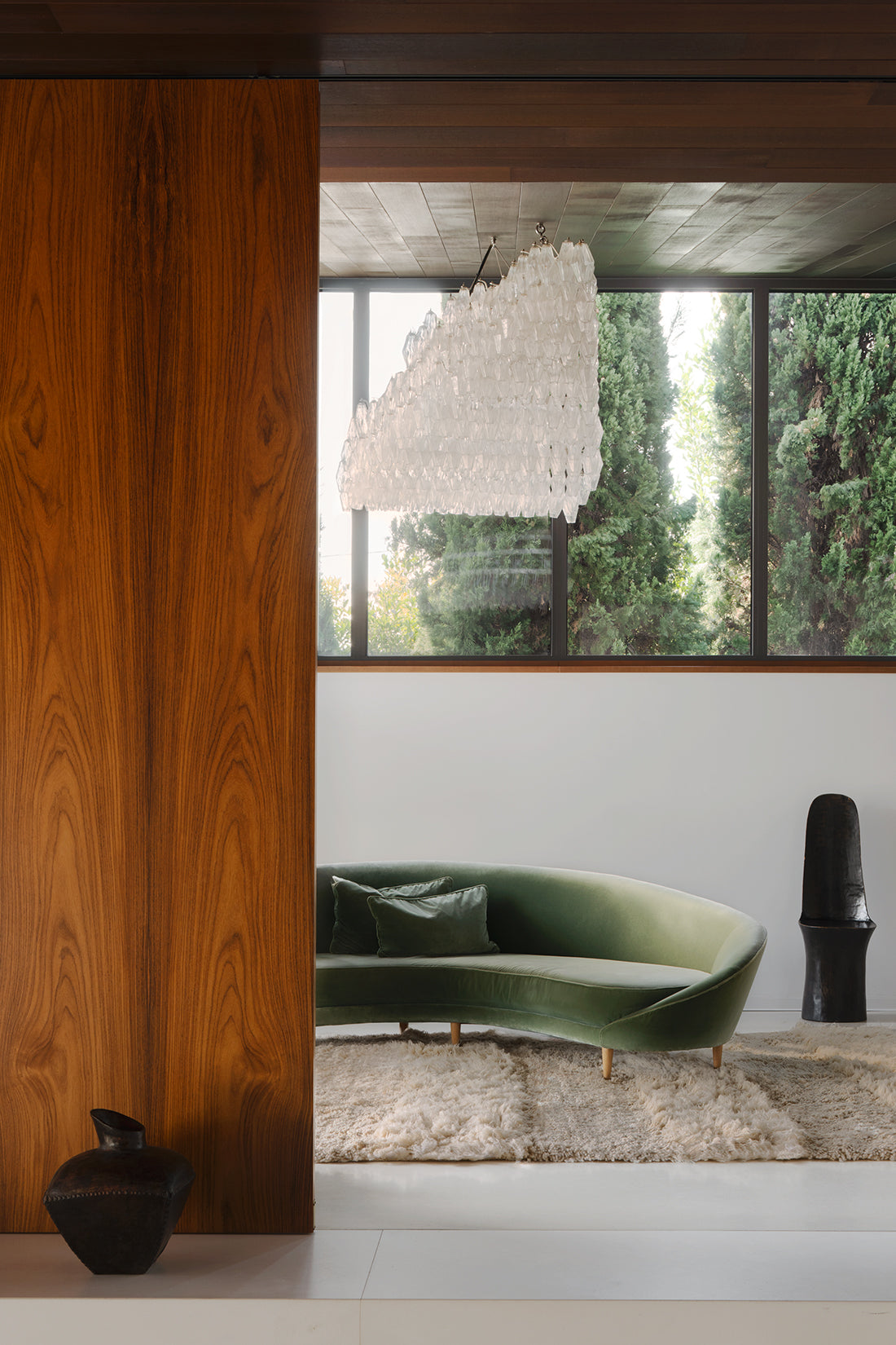 Layered Shaggy Stripe Oatmeal sfeerbeeld interieur