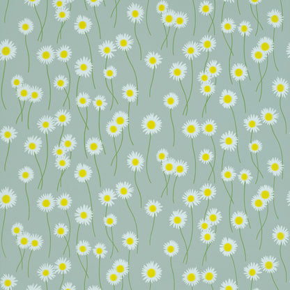Little Greene behang Moon Daisies Celestial Blue