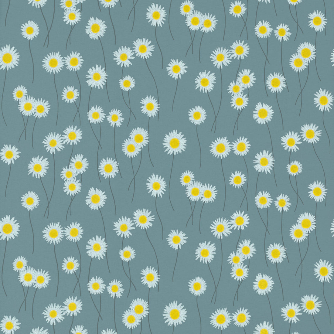 Little Greene behang Moon Daisies Etruria
