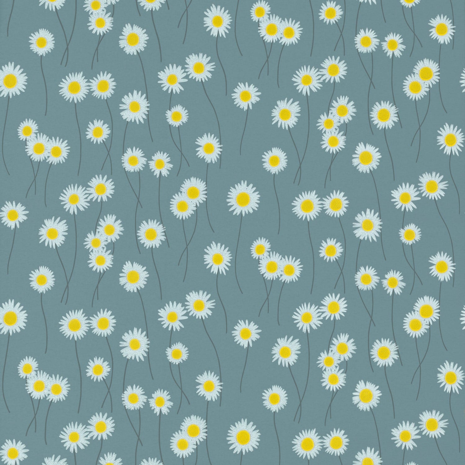Little Greene behang Moon Daisies Etruria