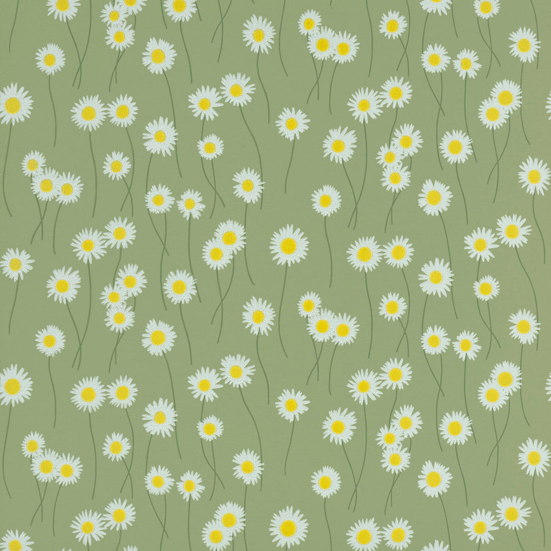 Little Greene behang Moon Daisies Garden
