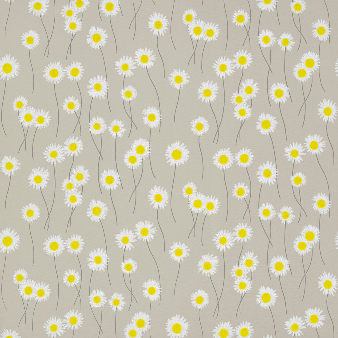 Little Greene behang Moon Daisies Slaked Lime