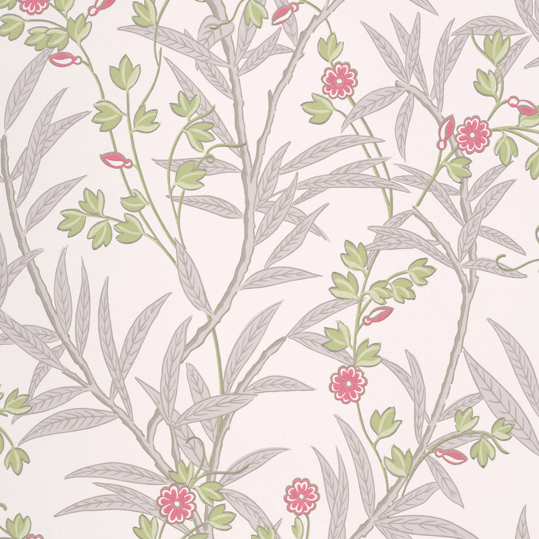 Little Greene Behang Bamboo Floral - Leather