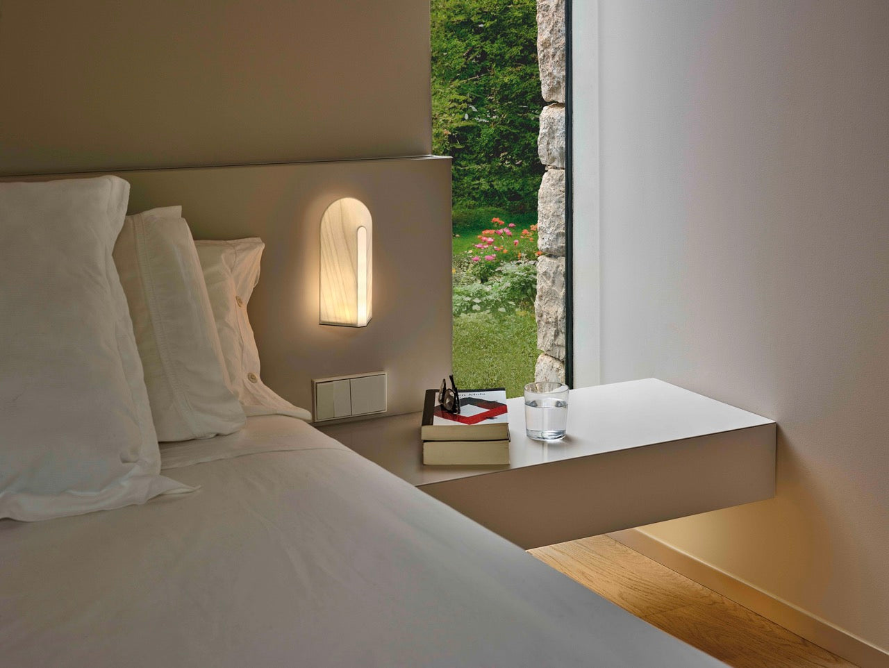 LZF Igloo wandlamp white