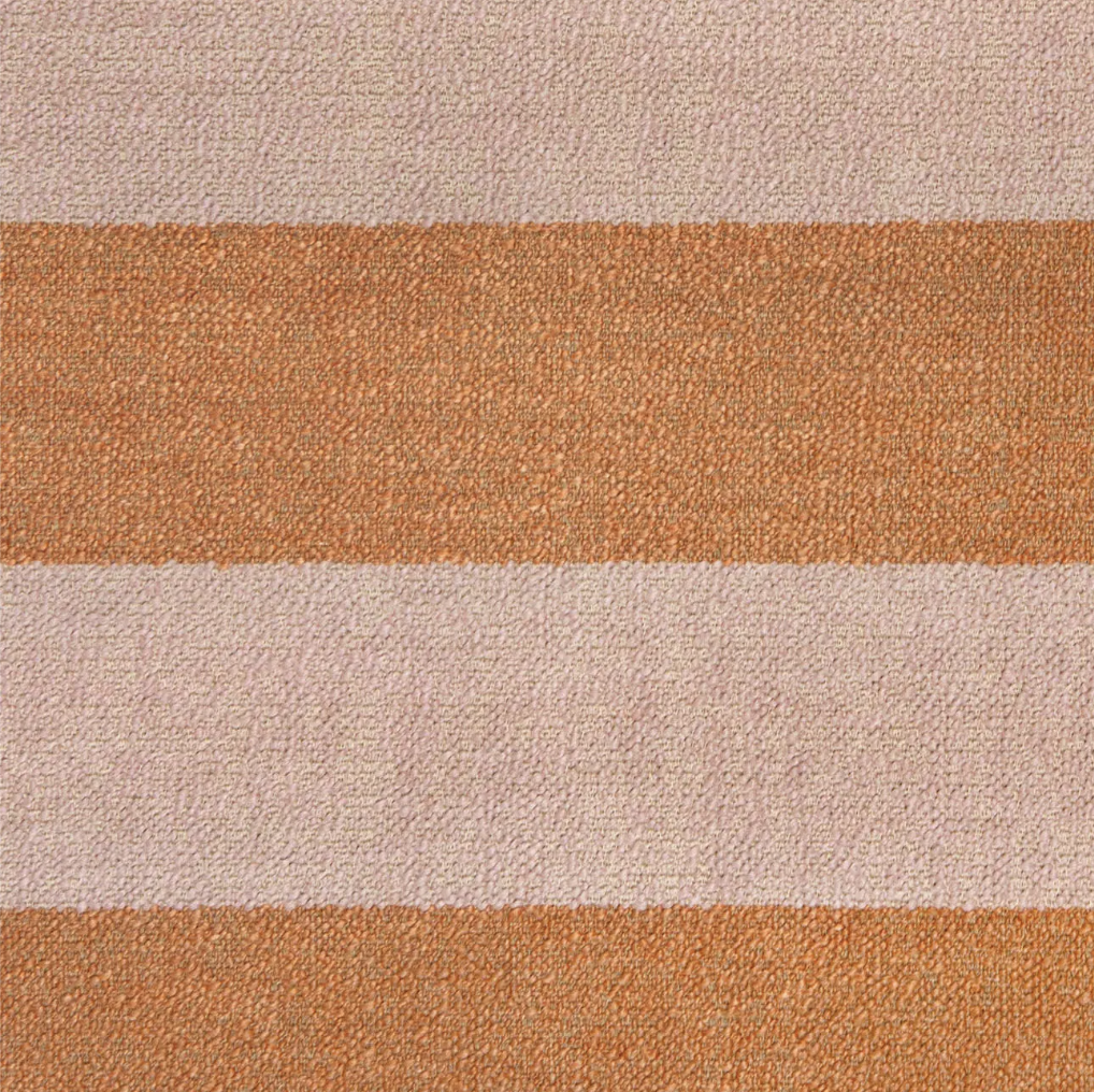 Lauritzon stof Muru Stripe 946 oranje roze